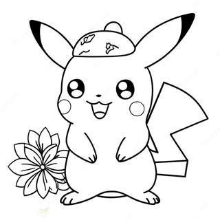 Weihnachts Pikachu Ausmalbild 100139-38788