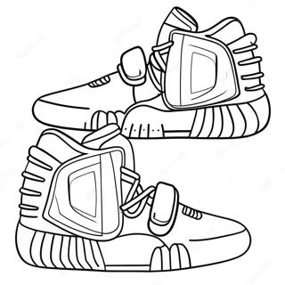 Yeezy Schuh Ausmalbilder