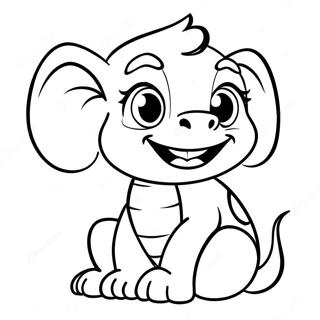 Ugga Crood Fursorgliches Ausmalbild 100601 39163