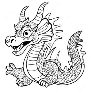 Chinesischer Drache Ausmalbild 100777-39287