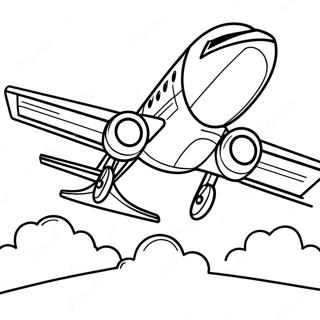 Flugzeug Startet Ausmalbild 100906-39394