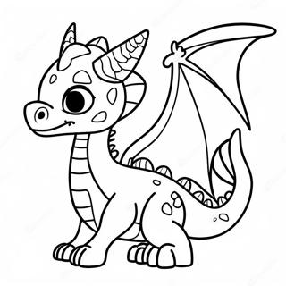 Niedlicher Enderdrache Mit Baby Enderdrache Ausmalbild 100960-39442