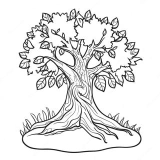 Dankbarer Baum Ausmalbild 101270-39789