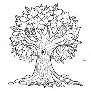 Dankbarer Baum Ausmalbild 101270-39790