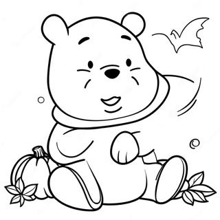 Winnie Puuh Halloween Ausmalbild 101495-39955