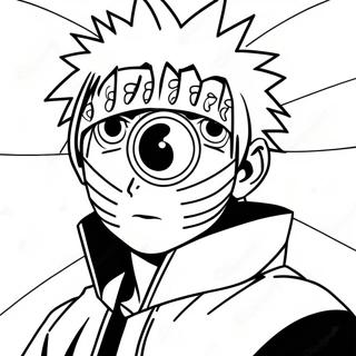 Obito Mit Sharingan Ausmalbild 101600-40037