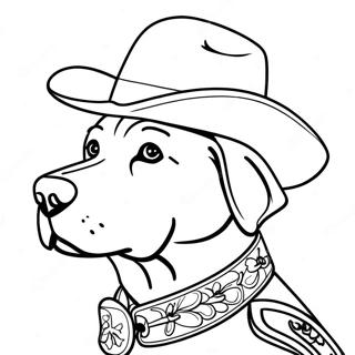 Sheriff Labrador Ausmalbild 101677-40094