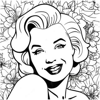 Marilyn Monroe Ausmalbilder