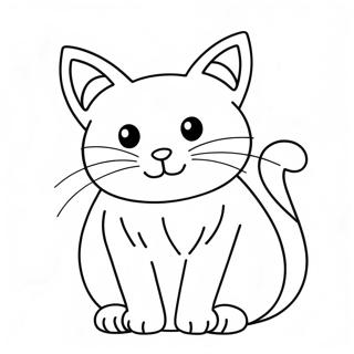 Festliche Weihnachtskatze Ausmalbild 102373-40644