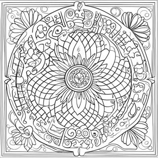 Rätselgitter Ausmalbilder