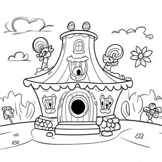 Willys Wunderland Spasshaus Ausmalbild 102889 41041