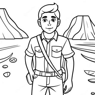 Marco Diaz Beim Abenteuer Ausmalbild 103097-41205