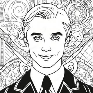 Draco Malfoy Mit Schuchterndem Lacheln Ausmalbild 103660 41646