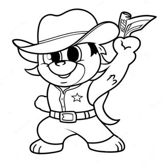 Texas Rangers Maskottchen Ausmalbild 103685-41663