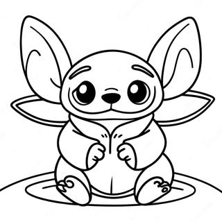 Stitch Und Baby Yoda Ausmalbilder