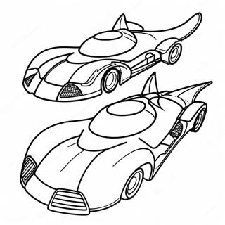 Futuristisches Batmobil Design Ausmalbild 103815 41761