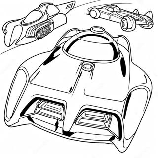 Futuristisches Batmobil Design Ausmalbild 103815 41762