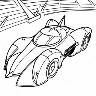 Futuristisches Batmobil Design Ausmalbild 103815 41764