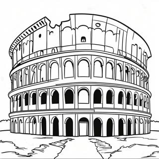 Majestatisches Ausmalbild Des Kolosseums 103944-41859