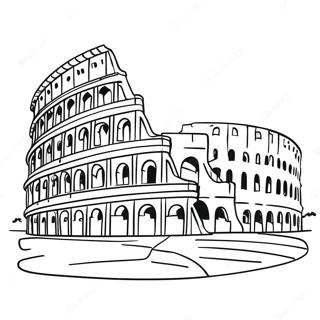 Majestatisches Ausmalbild Des Kolosseums 103944-41860