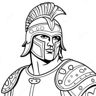 Glorreicher Romischer Gladiator Ausmalbild 103945-41864