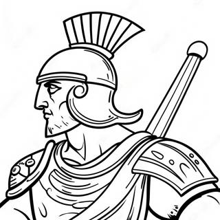 Fiercer Romischer Soldat Ausmalbild 103946-41868