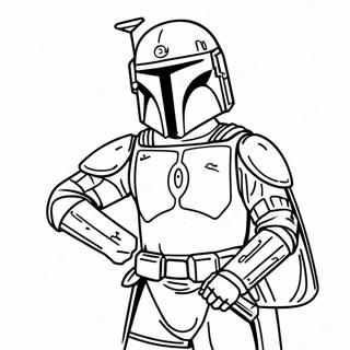 Boba Fett Ausmalbilder