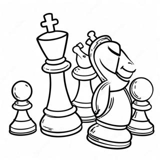 Schach Ausmalbild 104328-42155