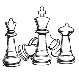 Schach Ausmalbild 104328-42156