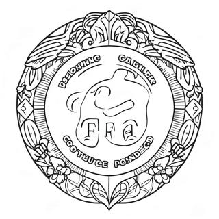 Ffa Emblem Ausmalbild 104585-42359