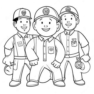 Ffa Mitglieder In Aktion Ausmalbild 104586-42364