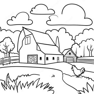 Ffa Farmszene Ausmalbild 104588-42370