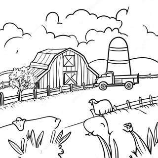 Ffa Farmszene Ausmalbild 104588-42371