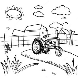 Ffa Farmszene Ausmalbild 104588-42372