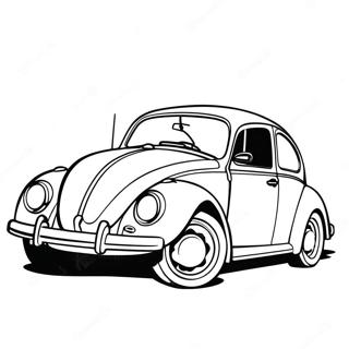 Klassisches Volkswagen Kafer Ausmalbild 104894-42597