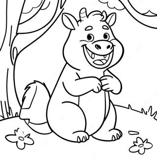 Freundlicher Gruffalo Ausmalbild 104920-42617