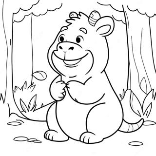 Freundlicher Gruffalo Ausmalbild 104920-42618