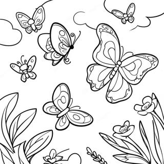 Schones Schmetterlings Migrationsmalbuch 105256 42903