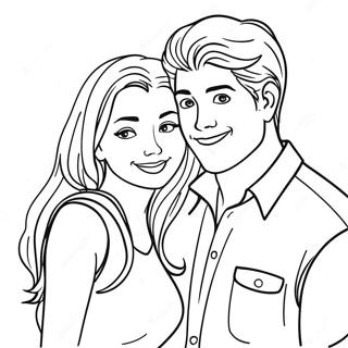 Adorabler Freund Und Freundin Ausmalbild 105485-43071