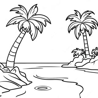 Insel Ausmalbilder