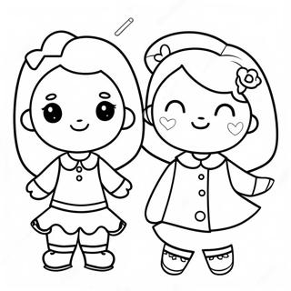 Niedliches Trinity Und Madison Freunde Ausmalbild 105795-43314