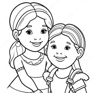 Niedliches Trinity Und Madison Freunde Ausmalbild 105795 43316