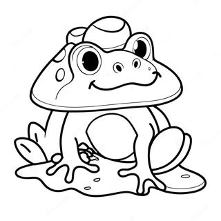 Frosch Und Pilz Ausmalbilder