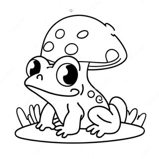 Frosch Und Pilz Ausmalbilder