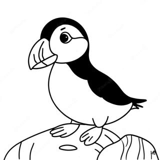 Verspielte Puffin Rock Tiere Ausmalbild 106210 43641