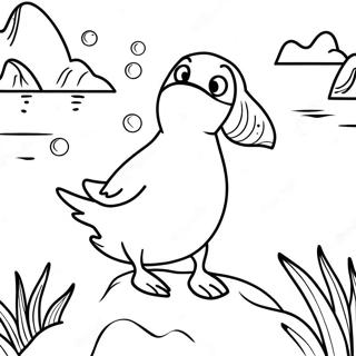 Puffin Rock Ausmalbilder