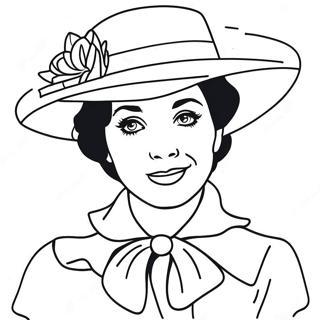 Mary Poppins Ausmalbild 106489-43845