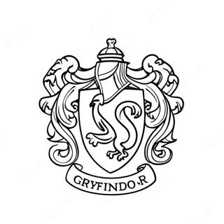 Gryffindor Wappen Ausmalbild 106515-43866