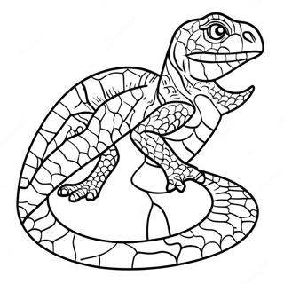 Reptil Ausmalbilder