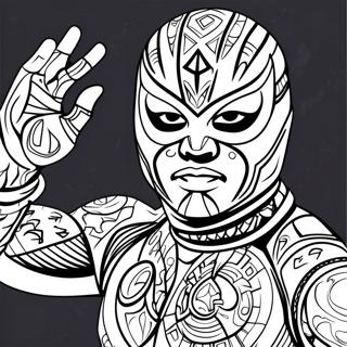 Rey Mysterio Ausmalbild 106719-44026